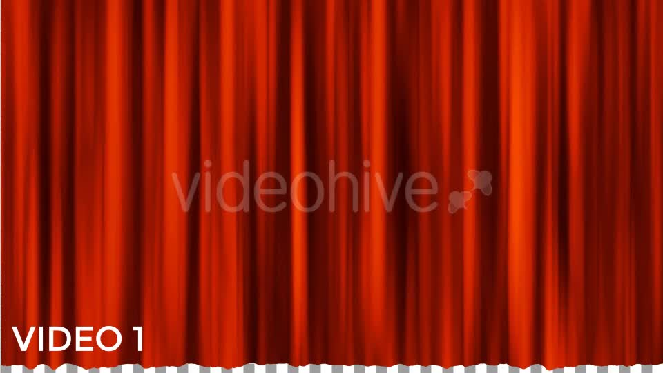 Red Curtains Open Videohive 19361173 Motion Graphics Image 1