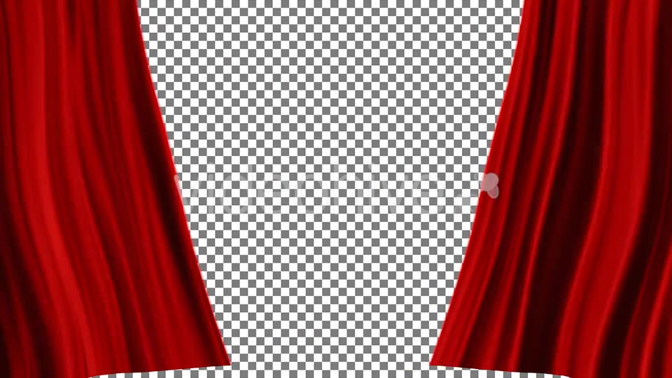 Red Curtains Open 2 Videohive 10884815 Motion Graphics Image 7