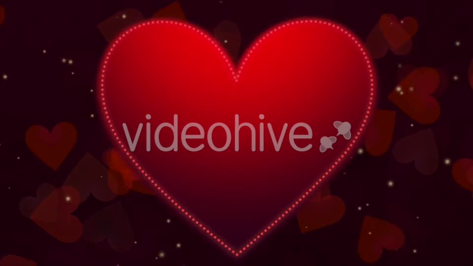 Red Hearts Background Videohive 19345515 Motion Graphics Image 1