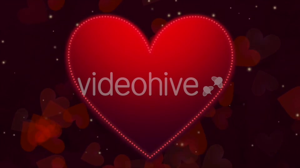 Red Hearts Background Videohive 19345515 Motion Graphics Image 3