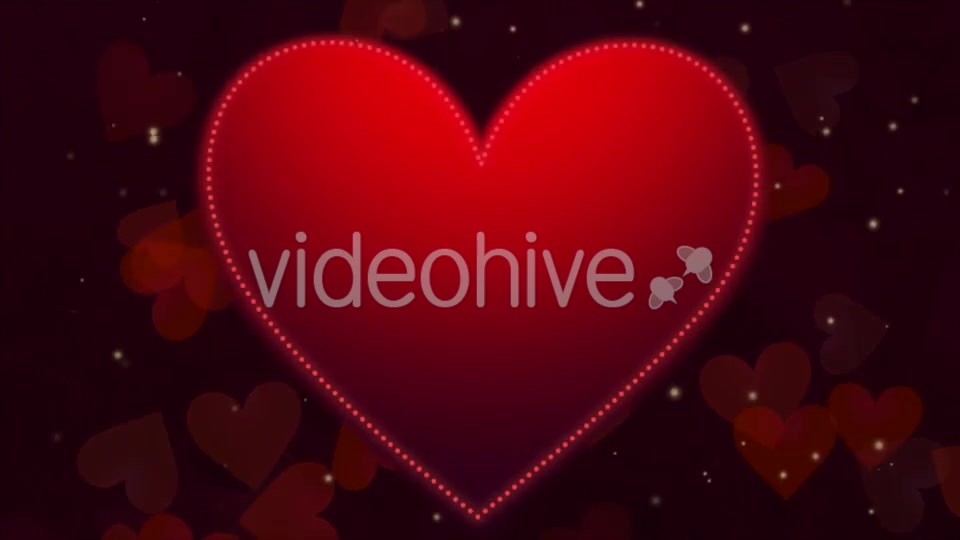 Red Hearts Background Videohive 19345515 Motion Graphics Image 5