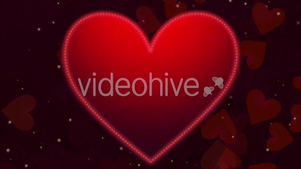 Red Hearts Background Videohive 19345515 Motion Graphics Image 6