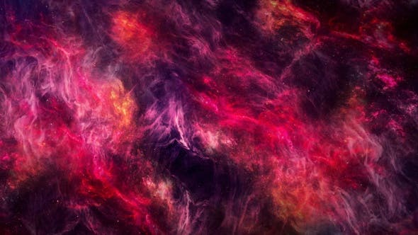 Red Nebula in Deep Space - 24298885 Videohive Download