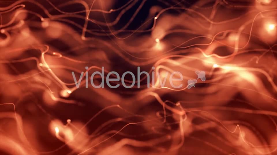Red Particles Flowing Videohive 21025928 Motion Graphics Image 1
