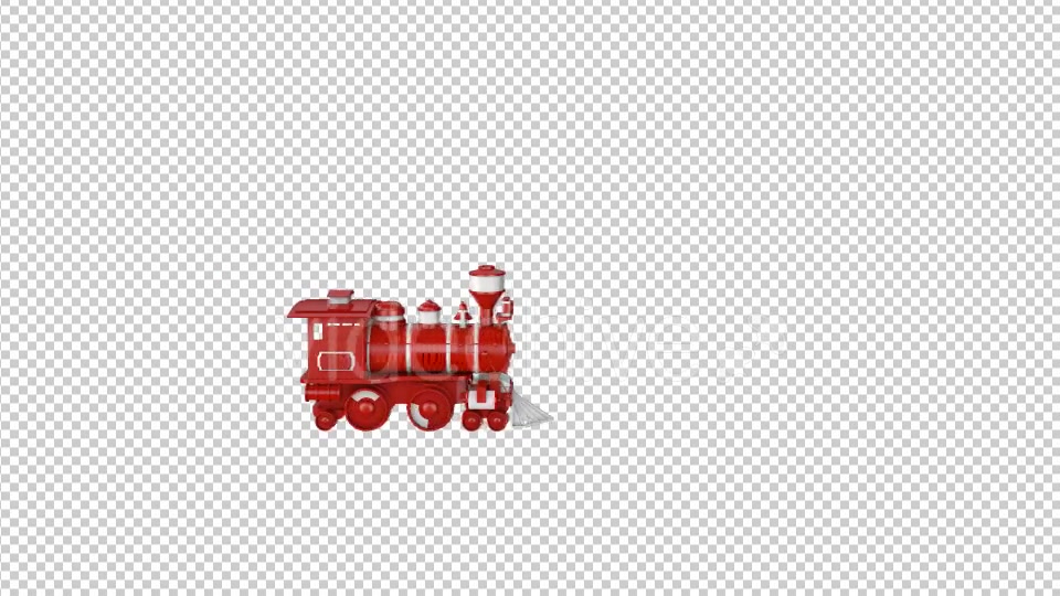 Red Plastic Toy Train Videohive 20784093 Motion Graphics Image 4