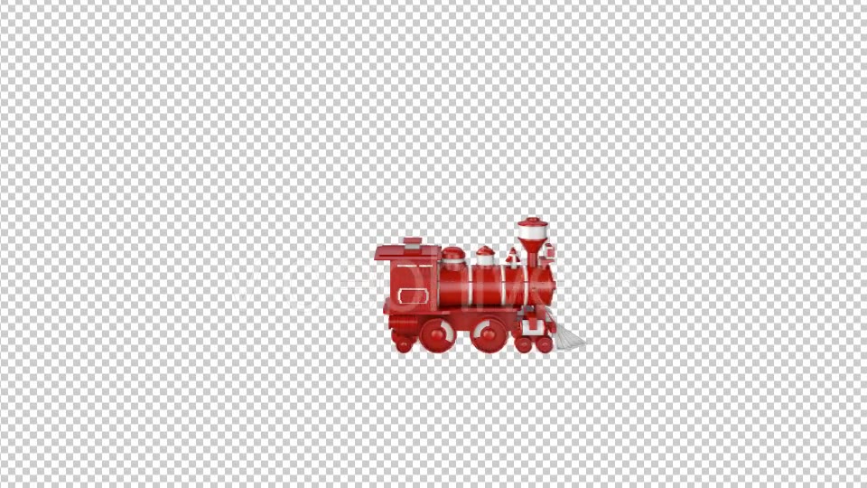Red Plastic Toy Train Videohive 20784093 Motion Graphics Image 5