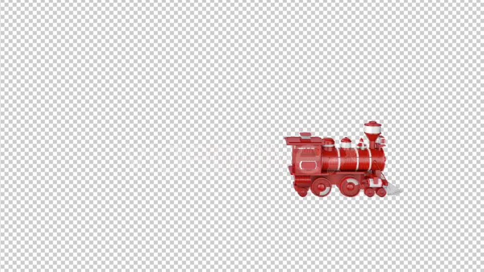 Red Plastic Toy Train Videohive 20784093 Motion Graphics Image 6