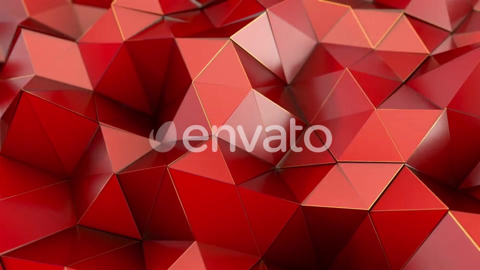 Red Polygon Waves 87 Videohive 24967426 Motion Graphics Image 10