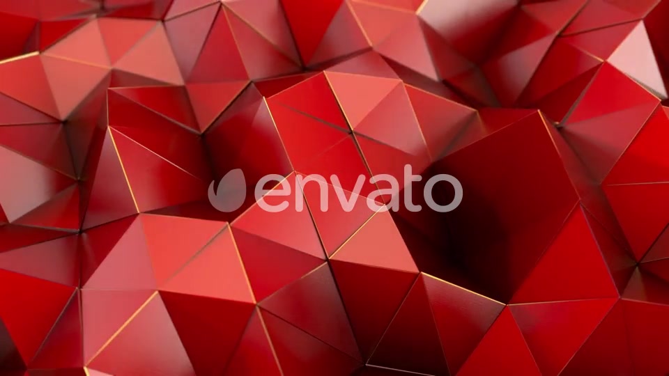 Red Polygon Waves 87 Videohive 24967426 Motion Graphics Image 11