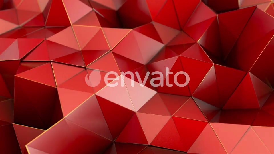 Red Polygon Waves 87 Videohive 24967426 Motion Graphics Image 12