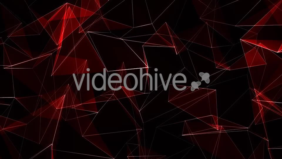Red Polygonal Abstract Background Videohive 20989227 Motion Graphics Image 2
