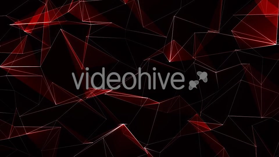Red Polygonal Abstract Background Videohive 20989227 Motion Graphics Image 3