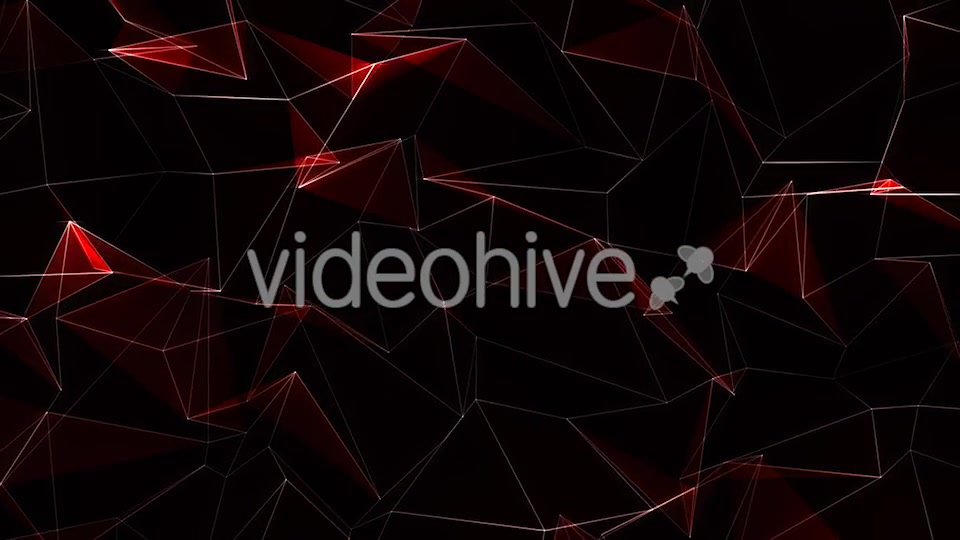 Red Polygonal Abstract Background Videohive 20989227 Motion Graphics Image 5