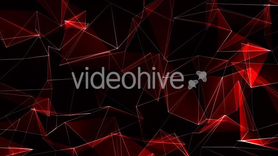Red Polygonal Abstract Background Videohive 20989227 Motion Graphics Image 7
