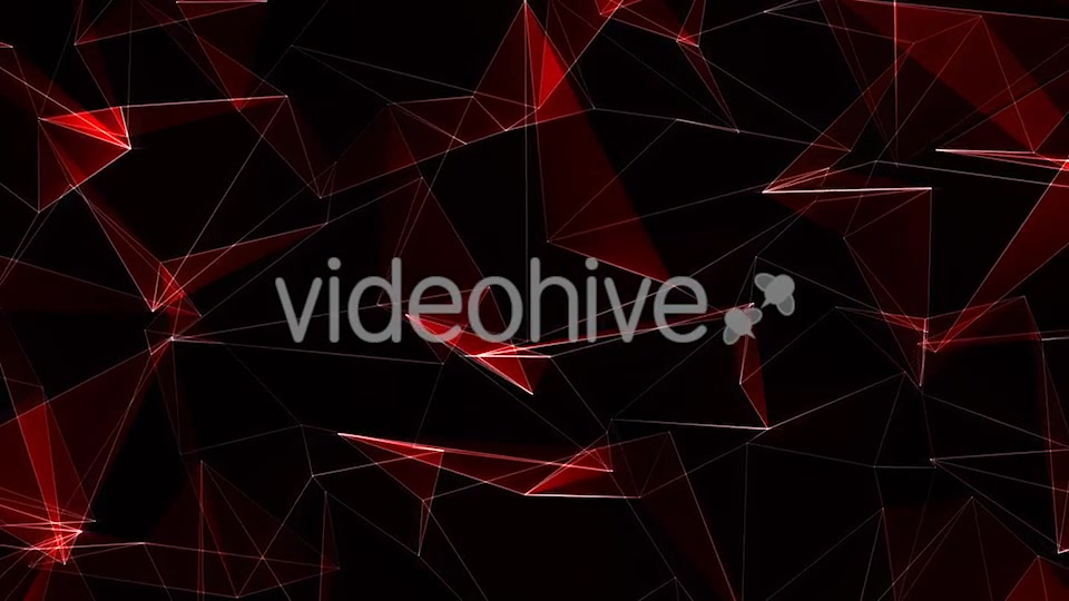 Red Polygonal Abstract Background Videohive 20989227 Motion Graphics Image 9