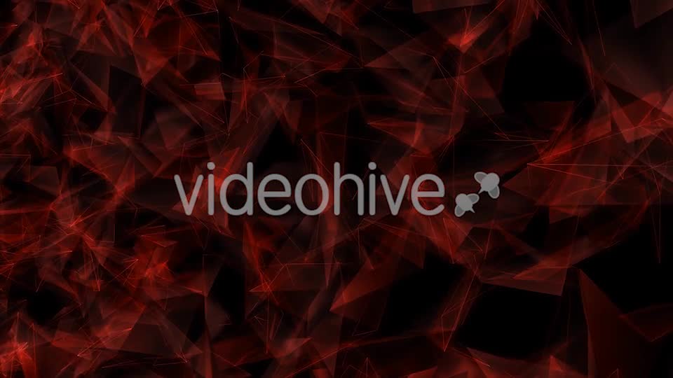 Red Polygonal Background Loop Videohive 21346632 Motion Graphics Image 1