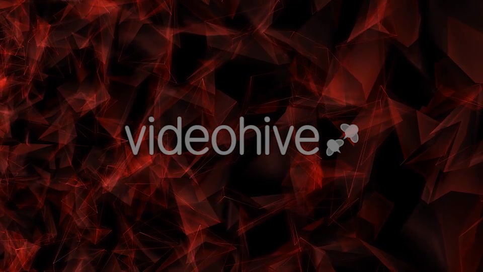 Red Polygonal Background Loop Videohive 21346632 Motion Graphics Image 3