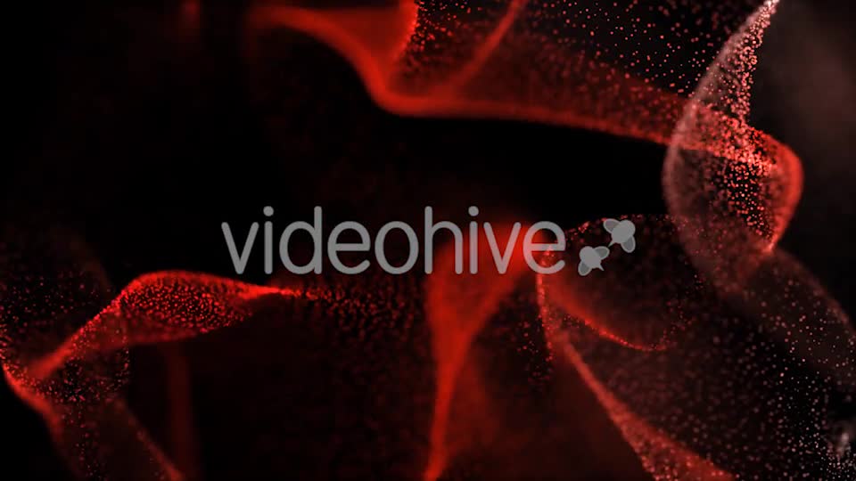 Red Sliding Particles Background Loop Videohive 21510542 Motion Graphics Image 1
