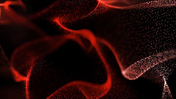 Red Sliding Particles Background Loop - Videohive Download 21510542
