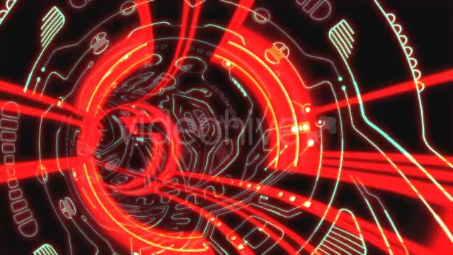 Red Space Tunnel Videohive 13548218 Motion Graphics Image 10