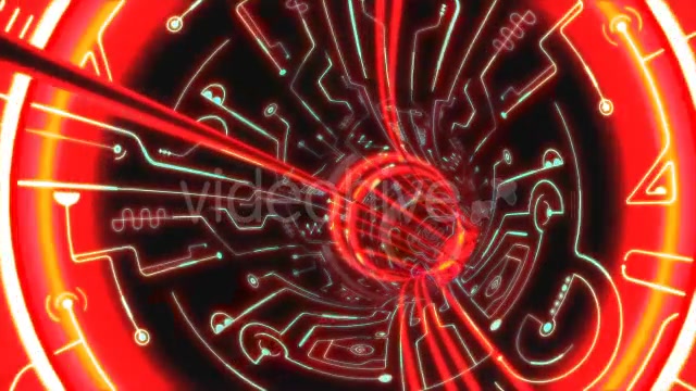 Red Space Tunnel Videohive 13548218 Motion Graphics Image 11