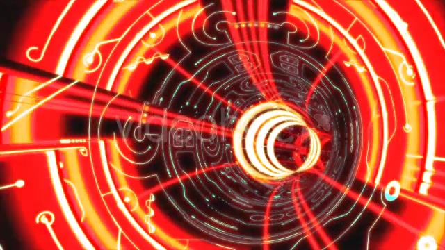 Red Space Tunnel Videohive 13548218 Motion Graphics Image 12