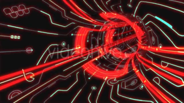 Red Space Tunnel Videohive 13548218 Motion Graphics Image 4