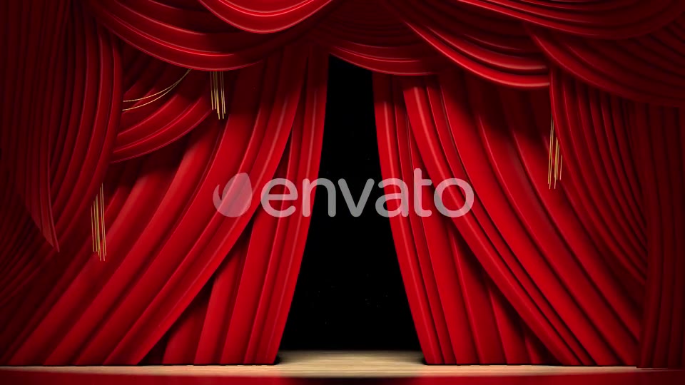 Red Stage Curtains Opening Videohive 24184468 Motion Graphics Image 2