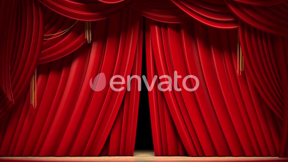 Red Stage Curtains Opening Videohive 24184468 Motion Graphics Image 5