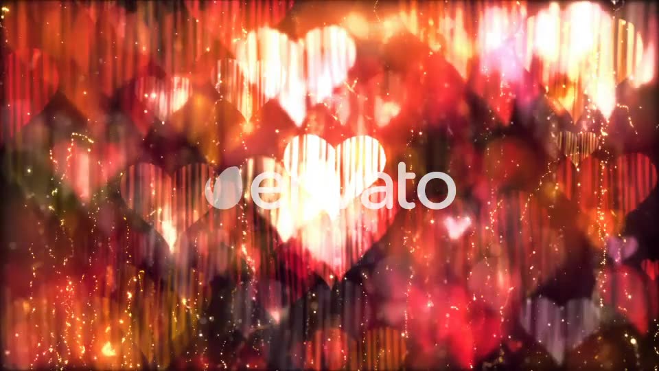 Red Valentines Heart Background Videohive 23178020 Motion Graphics Image 2