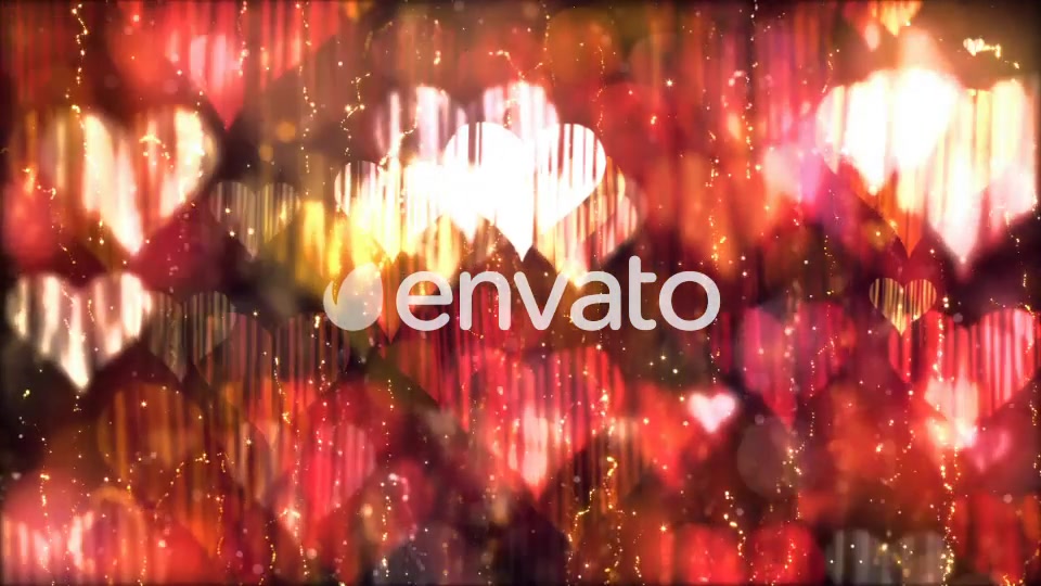 Red Valentines Heart Background Videohive 23178020 Motion Graphics Image 4
