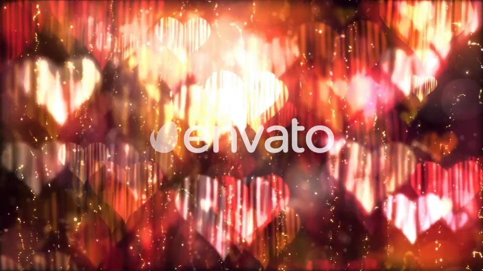 Red Valentines Heart Background Videohive 23178020 Motion Graphics Image 5