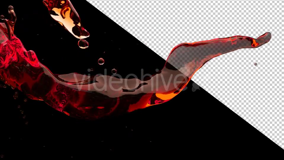 Red Wine Splash Flowing Videohive 11467244 Motion Graphics Image 3