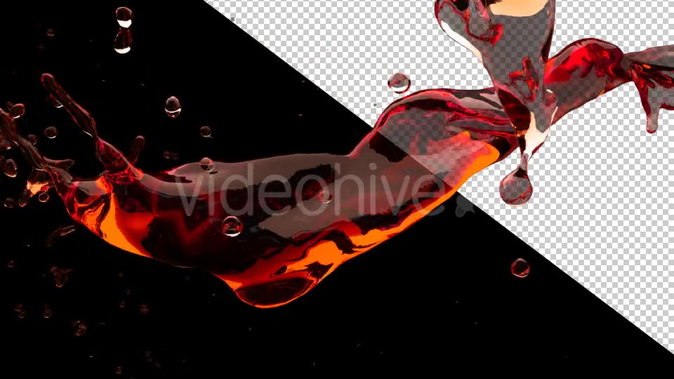 Red Wine Splash Flowing Videohive 11467244 Motion Graphics Image 4