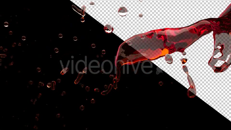 Red Wine Splash Flowing Videohive 11467244 Motion Graphics Image 5