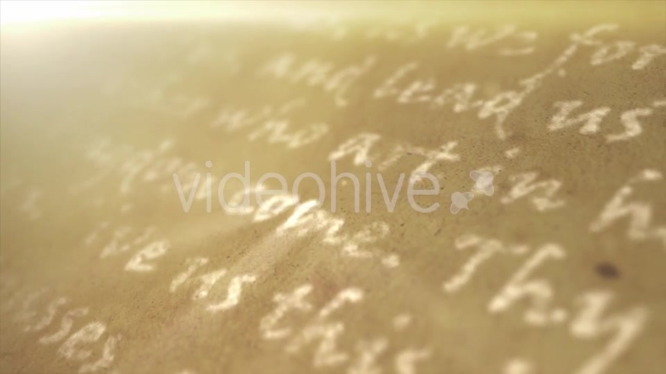 Religious Text Background Videohive 15423151 Motion Graphics Image 3