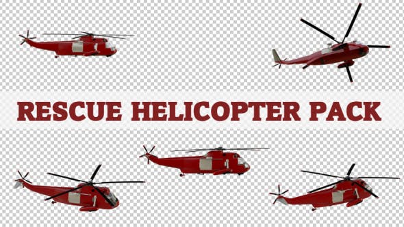 Rescue Helicopter Pack 5 Scene - Download Videohive 19653503