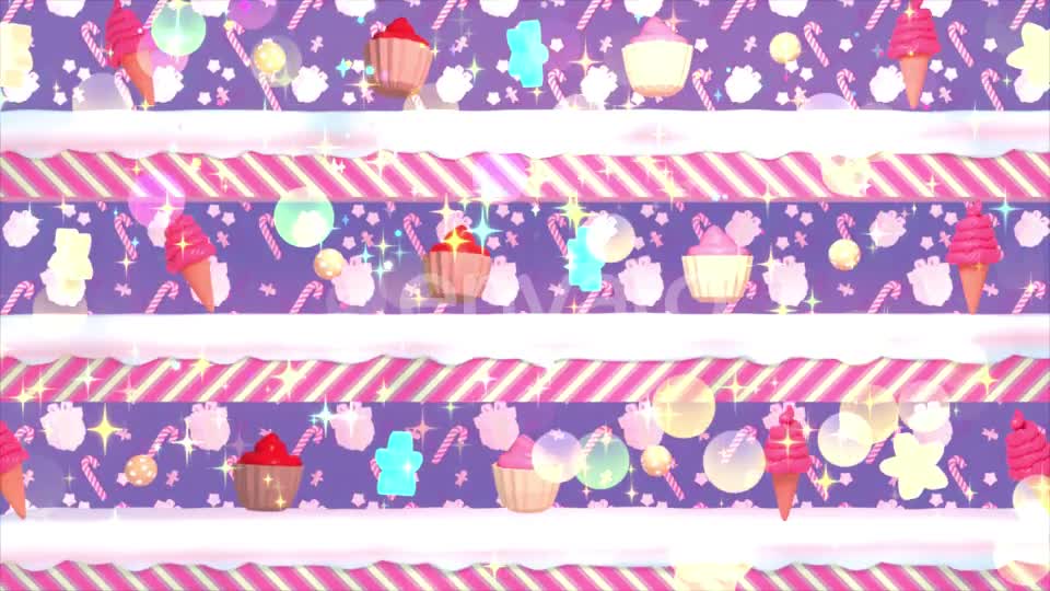 Retro Candy Background Videohive 23557270 Motion Graphics Image 1
