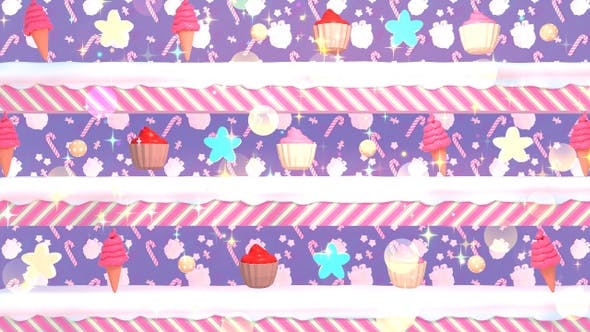 Retro Candy Background - Videohive Download 23557270