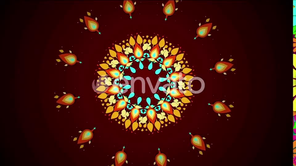Retro Flowers 4K Videohive 22806103 Motion Graphics Image 7