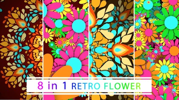 Retro Flowers - Download 22806156 Videohive