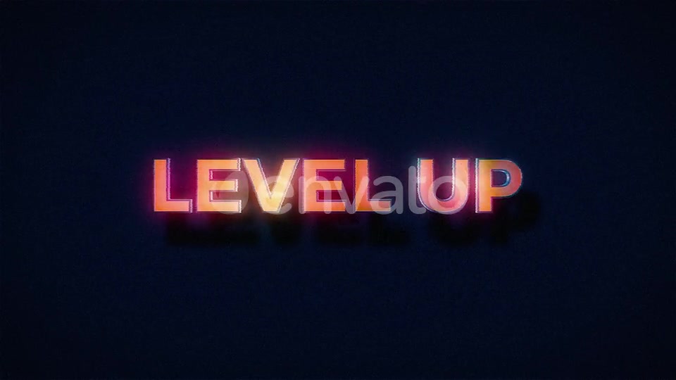Retro Level Up Text Glitch Videohive 25222311 Motion Graphics Image 7