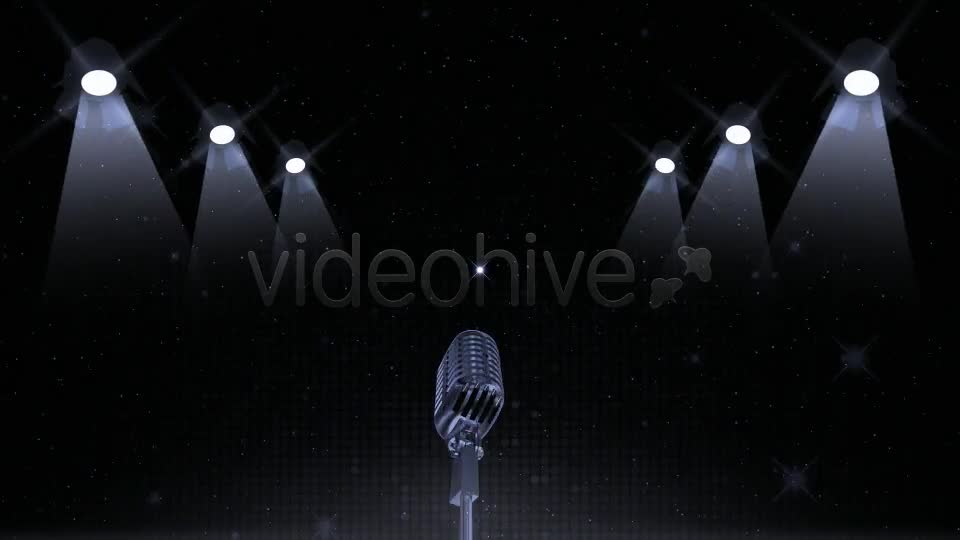 Retro Microphone Videohive 19169126 Motion Graphics Image 1