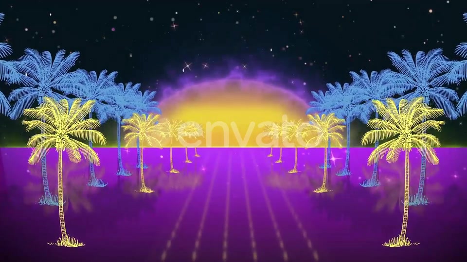 Retro Night Background Videohive 24159195 Motion Graphics Image 4