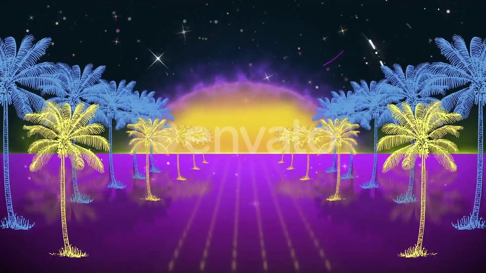 Retro Night Background Videohive 24159195 Motion Graphics Image 5