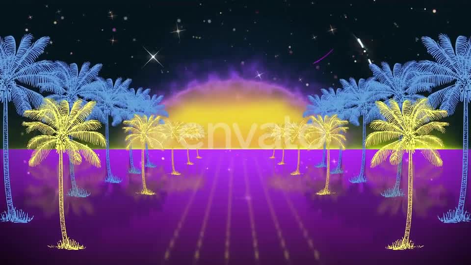 Retro Night Background Videohive 24159195 Motion Graphics Image 7