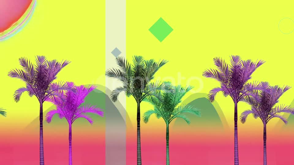 Retro Palms In Motion Videohive 24424450 Motion Graphics Image 7