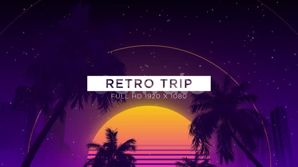 Retro Trip VJ Loops Background Videohive 24166931 Motion Graphics Image 1