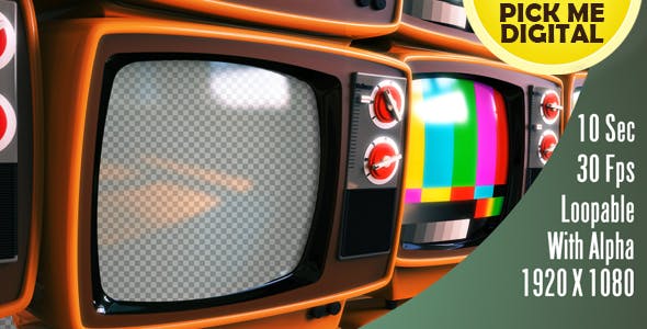 Retro TV Left Panning - Download 16091004 Videohive