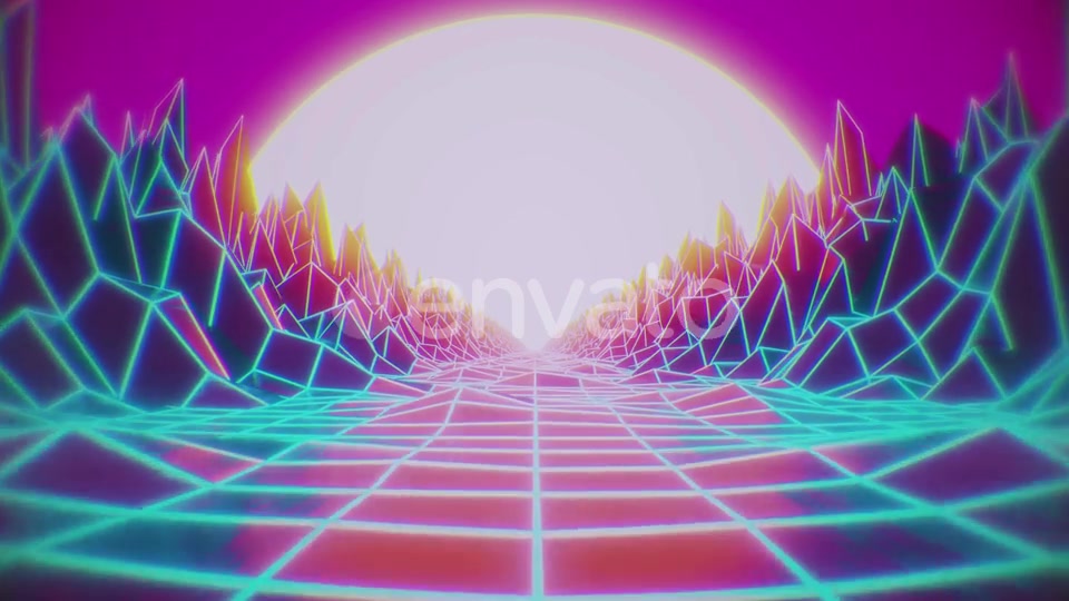 Retrowave Vj Loops Pack V5 Videohive 24493890 Motion Graphics Image 8